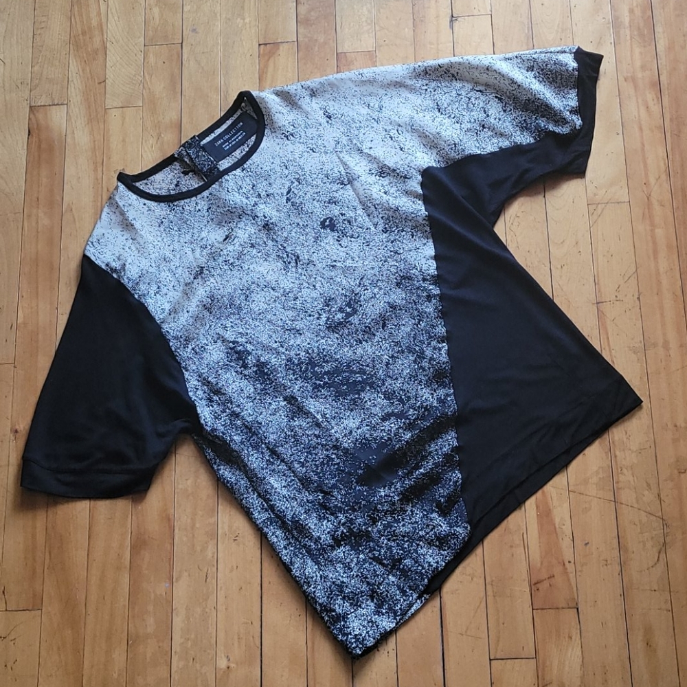 Zara / Block pattern tee - Picture 1 of 6